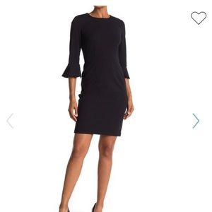 Long sleeve black dress
